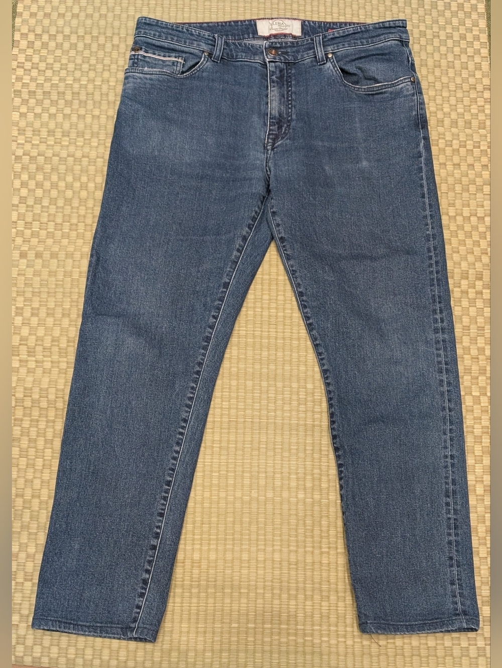 Teleria Zed Cobra 17 Selvedge Stretch Denim Jeans Men's Size 38 Made in Italy